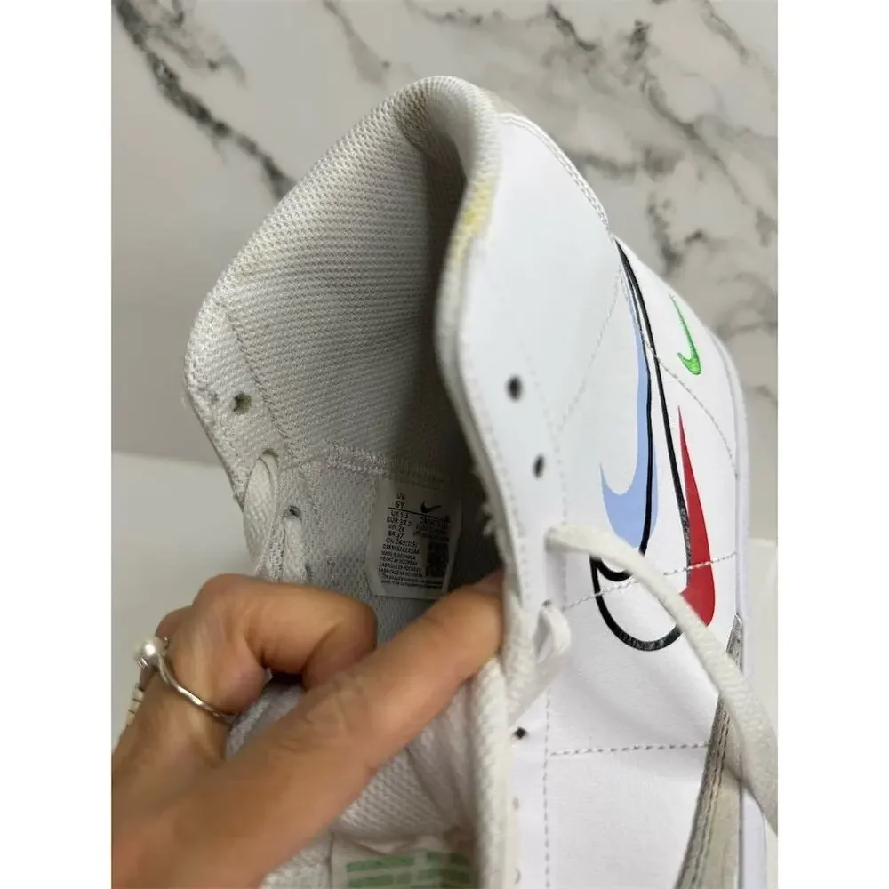 Nike Blazer Mid '77 GS Swoosh Pack Kids High-Top Sneakers Multicolor